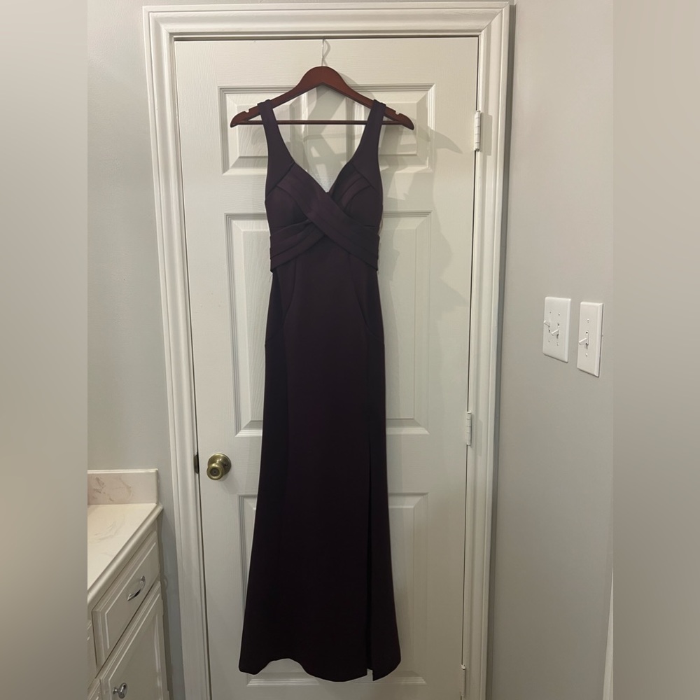 Purple formal dress